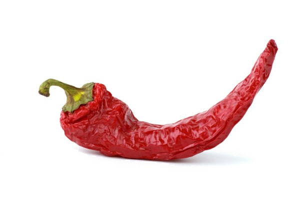 Gedroogde chili peper